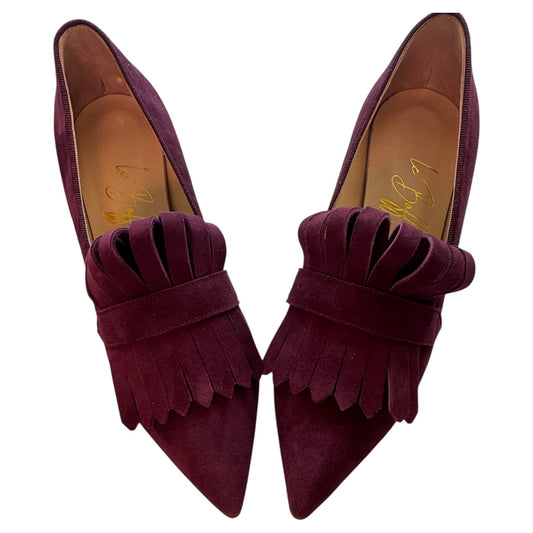Angelina 55 in burgundy suede