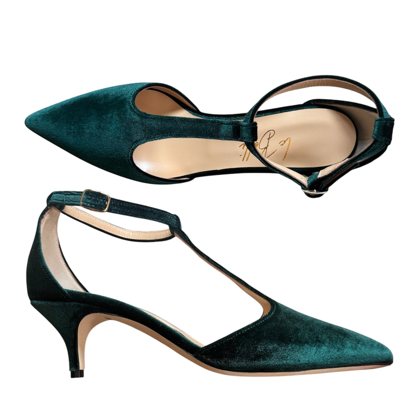 Matilde 55 in velluto verde