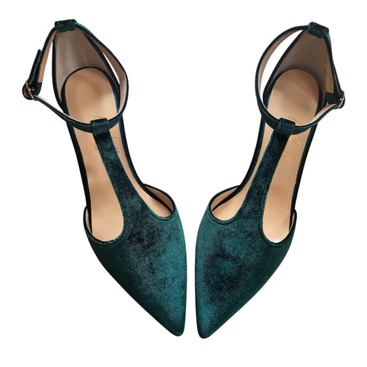 Matilde 55 in velluto verde