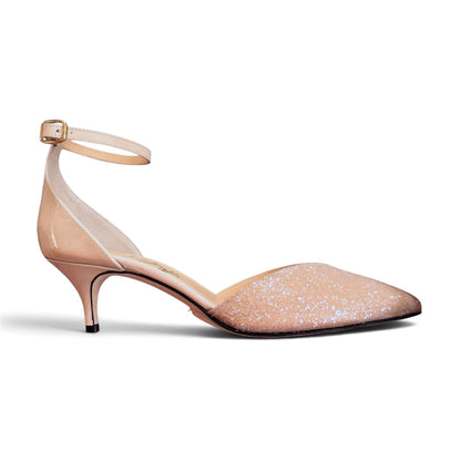 Greta 55 in glitter e vernice poudre