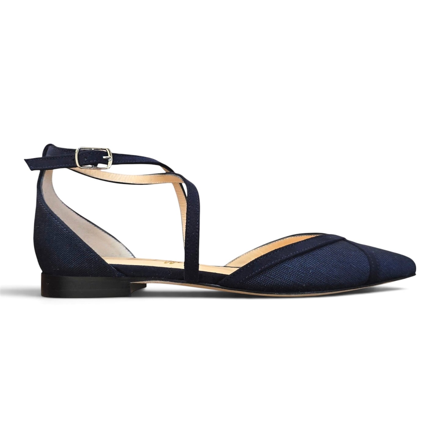 Elisabetta in lino blu