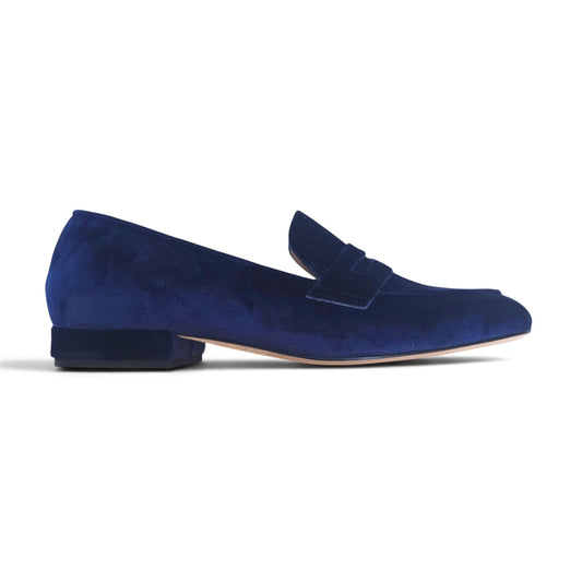 Sofia in velluto blu