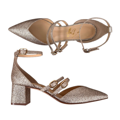 Ottavia 55 in glitter oro rosa