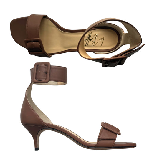Sandalo Carlotta in pelle cuoio