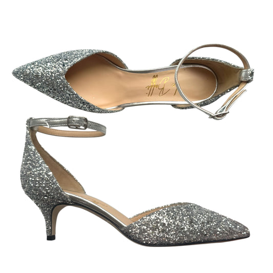 Greta 55 in glitter argento