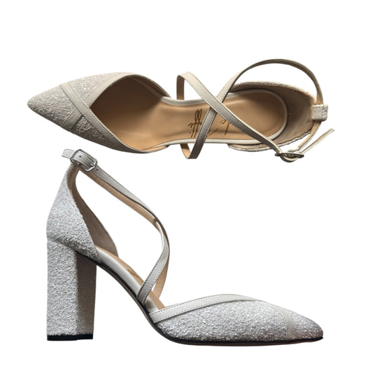 Elisabetta 85 in glitter bianco mat