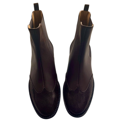 ALLEGRA in pelle marrone