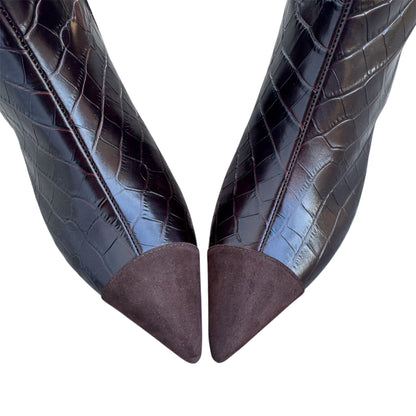 SOFIA in beige and gold velvet