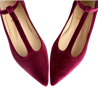 ELISA BALLERINA in leopard velvet