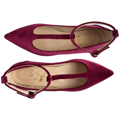 ELISA BALLERINA in leopard velvet