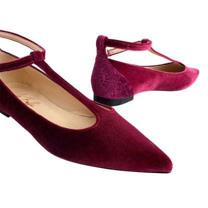 ELISA BALLERINA in leopard velvet