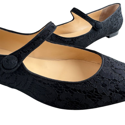 ELISA BALLERINA in leopard velvet