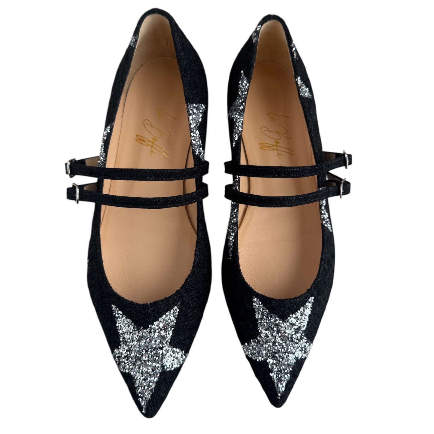 ELISA BALLERINA in leopard velvet