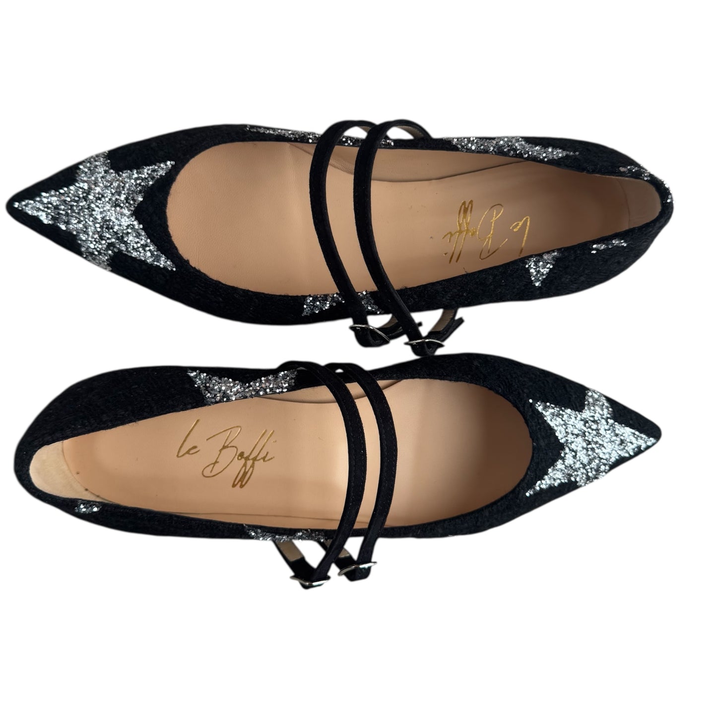 ELISA BALLERINA in leopard velvet