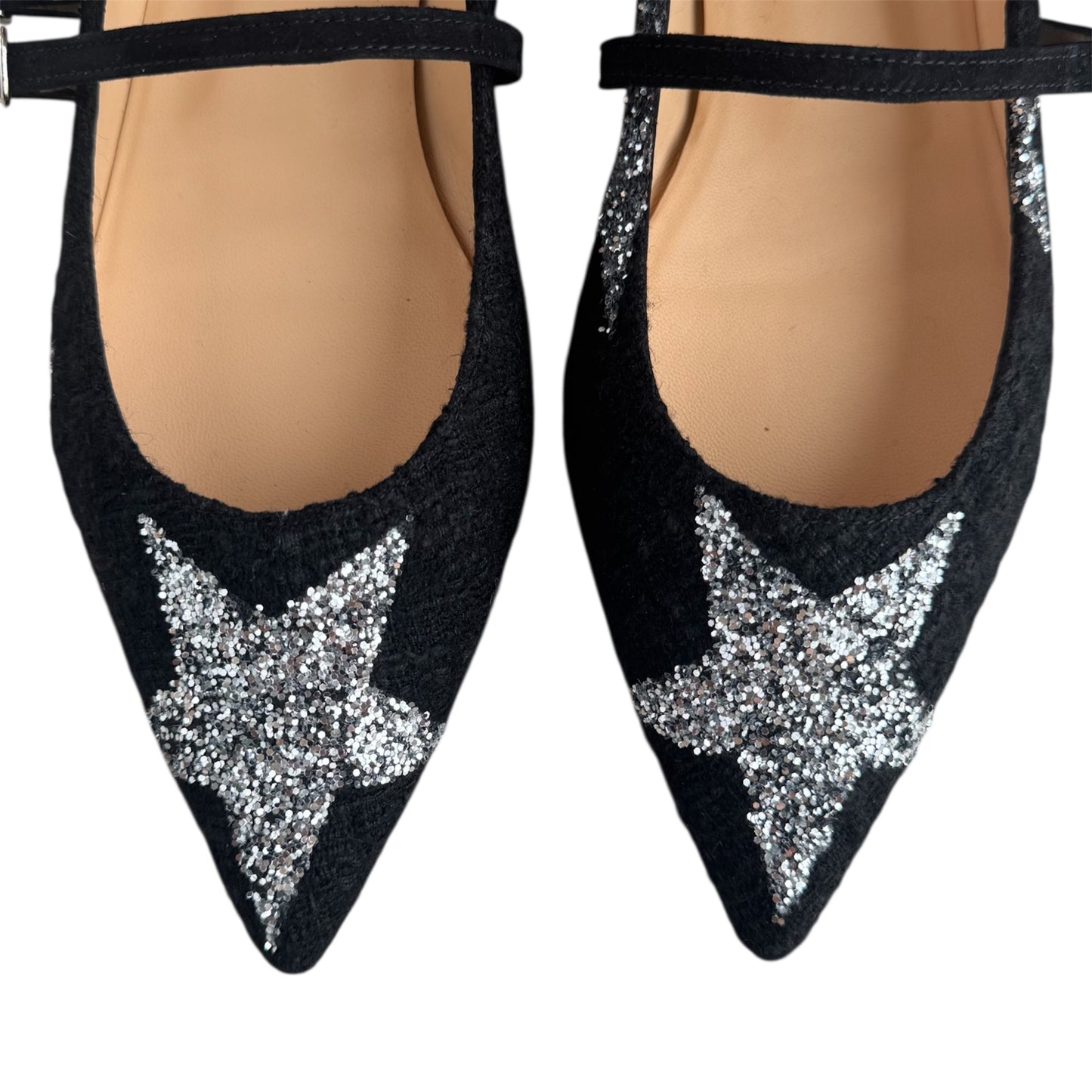 ELISA BALLERINA in leopard velvet