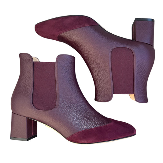 Alberta 55 in pelle martellata pugna e camoscio