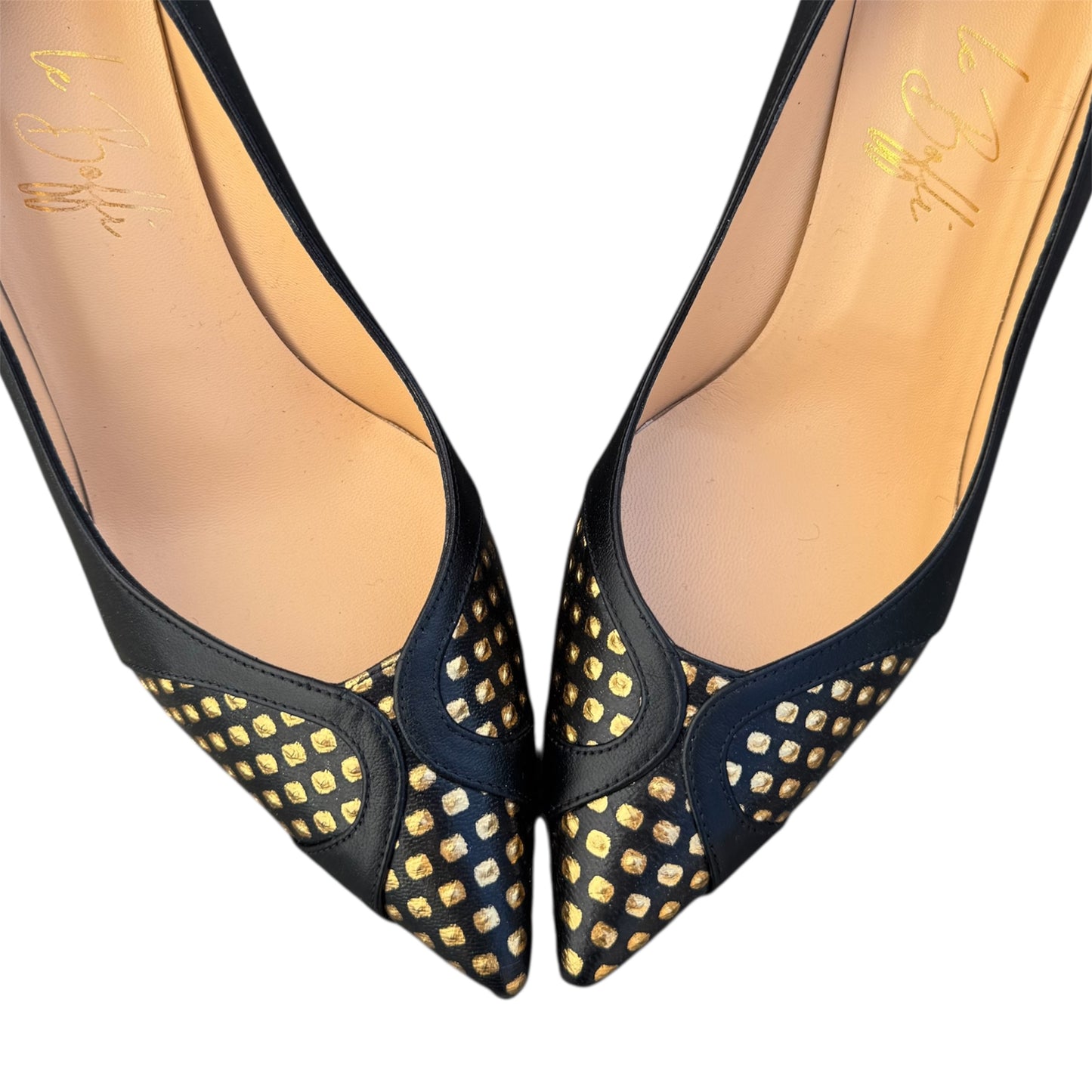 Elisa 85 in black patent leather