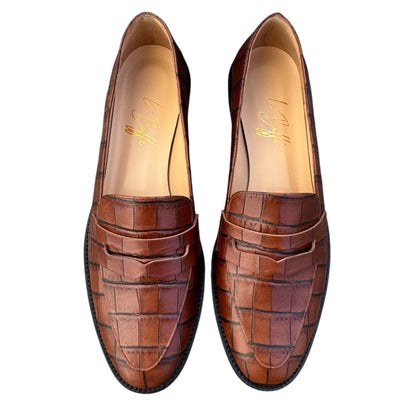 Sofia in cocco marrone opaco