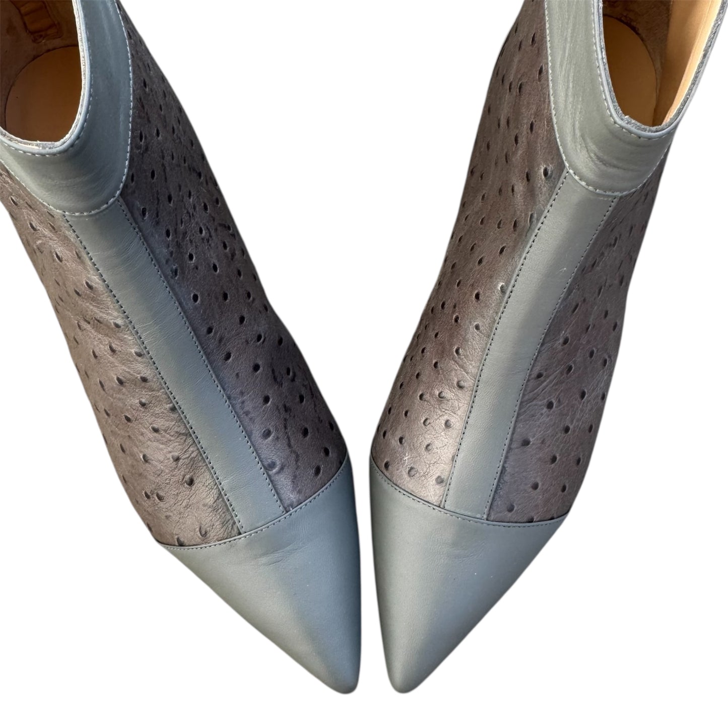 Stella 55 in struzzo grigio