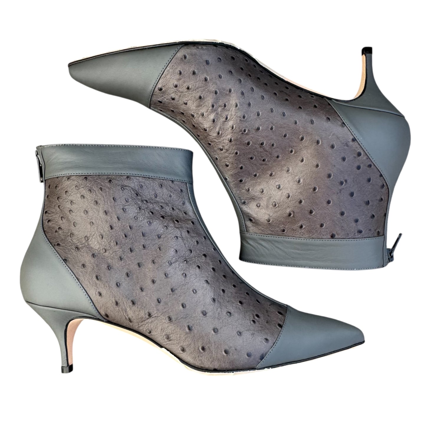 Stella 55 in struzzo grigio