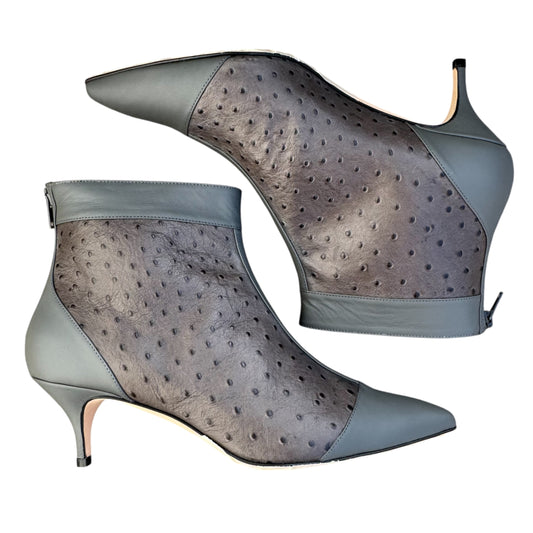 Stella 55 in struzzo grigio