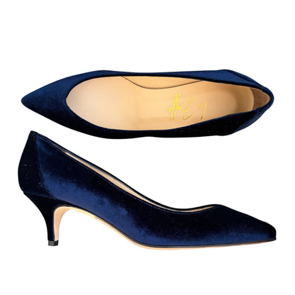 Karol 55 in velluto blu