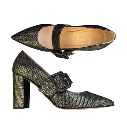 Ginevra 85 in bronze and black fabric