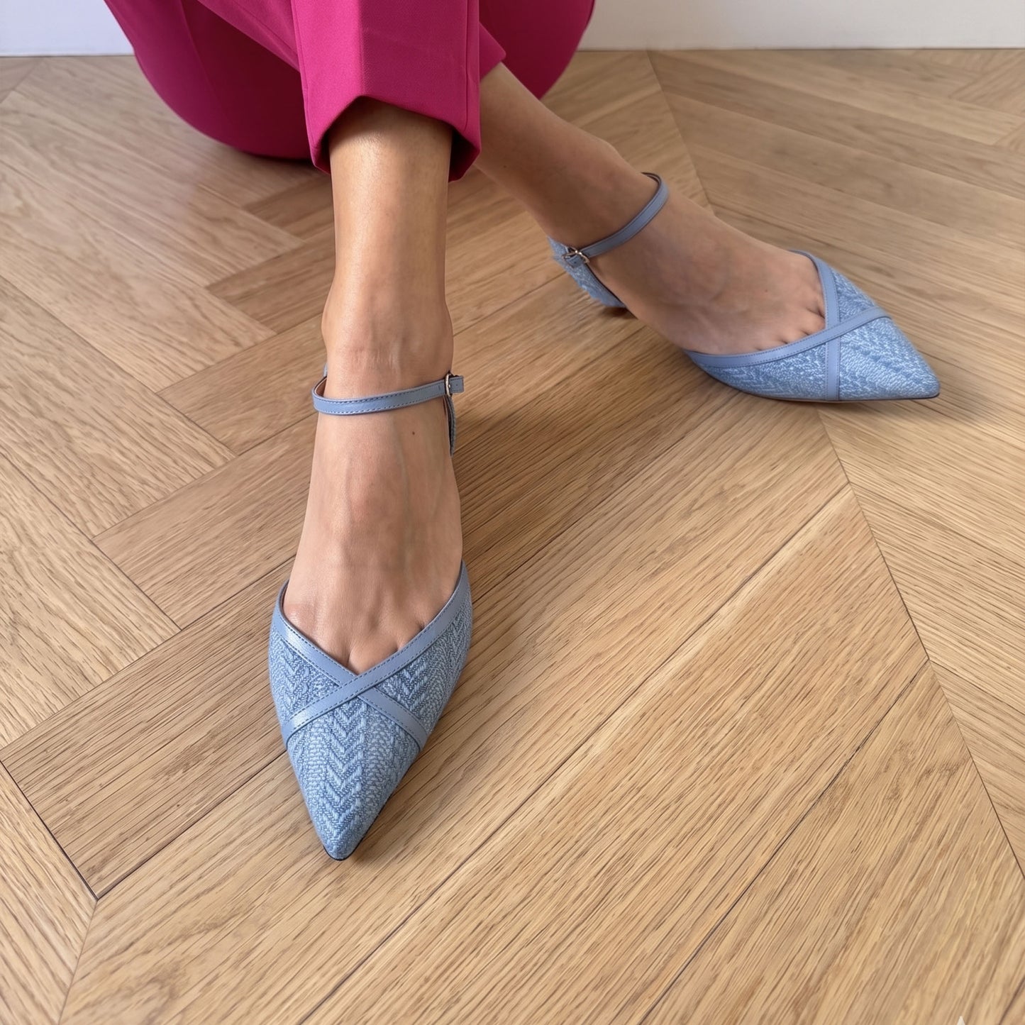 Alice in spigato azzurro