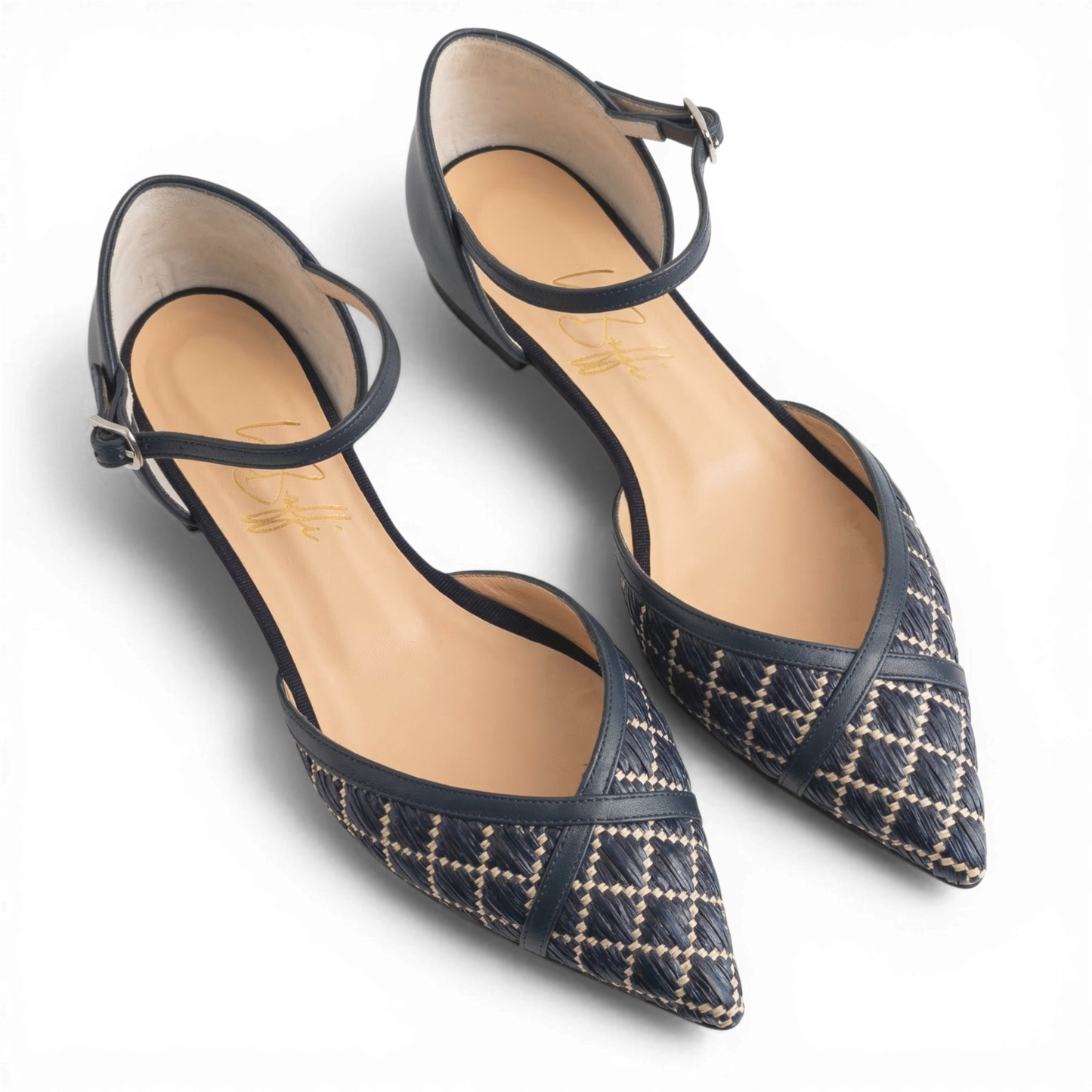 Alice in rafia blu