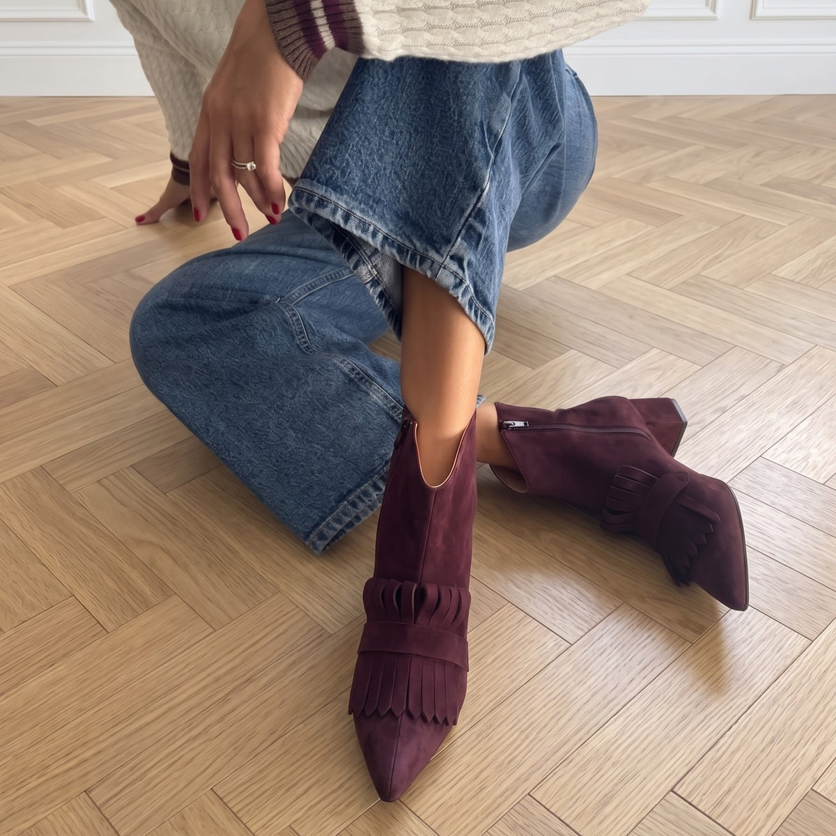 Stivaletto Angelina  55 bordeaux