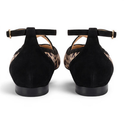 Elisabetta ballerina in velluto leo PREORDINE