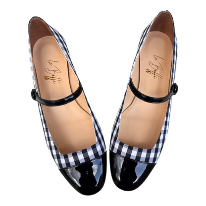 Emma tonda in vichy nero