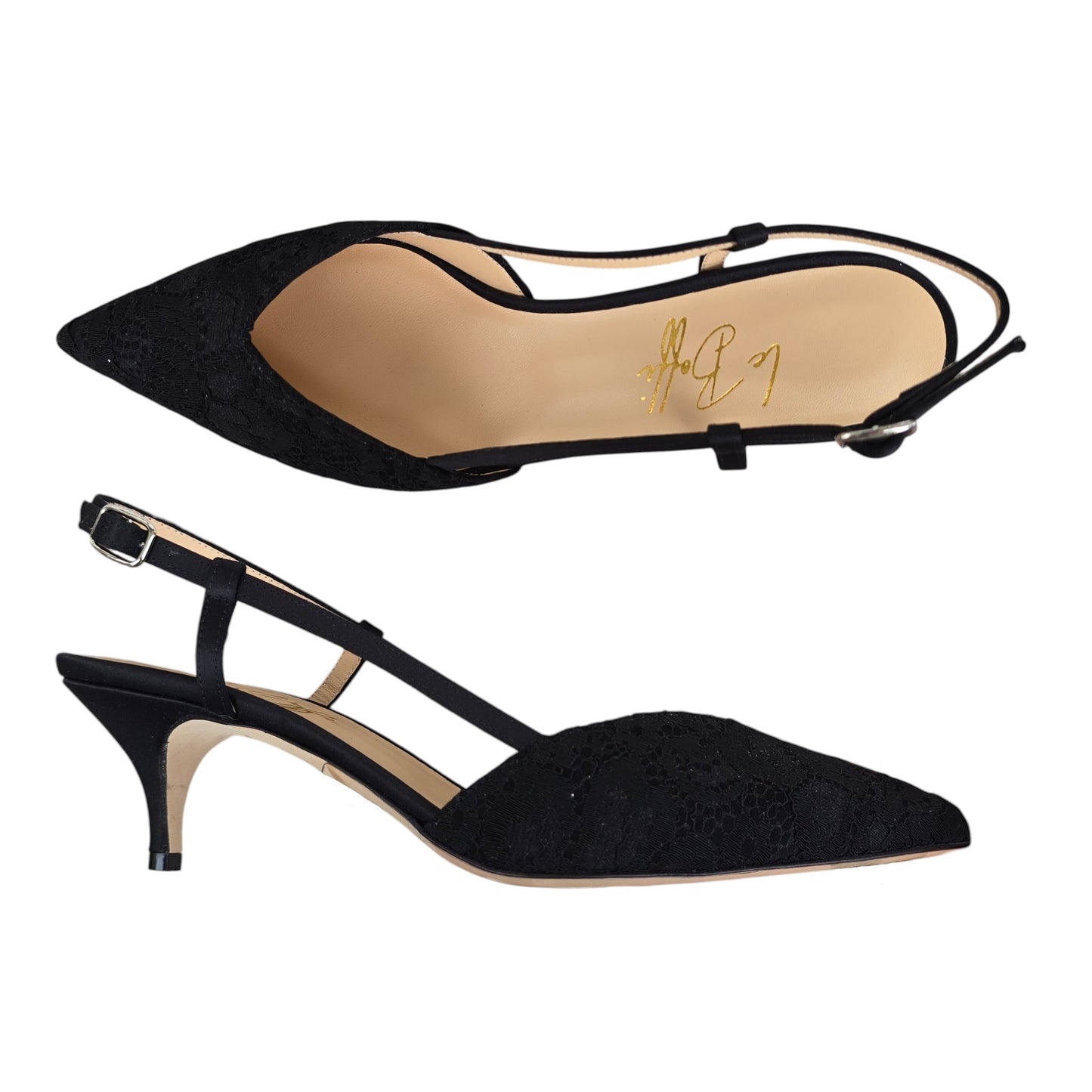 Gaia 55 in pizzo nero