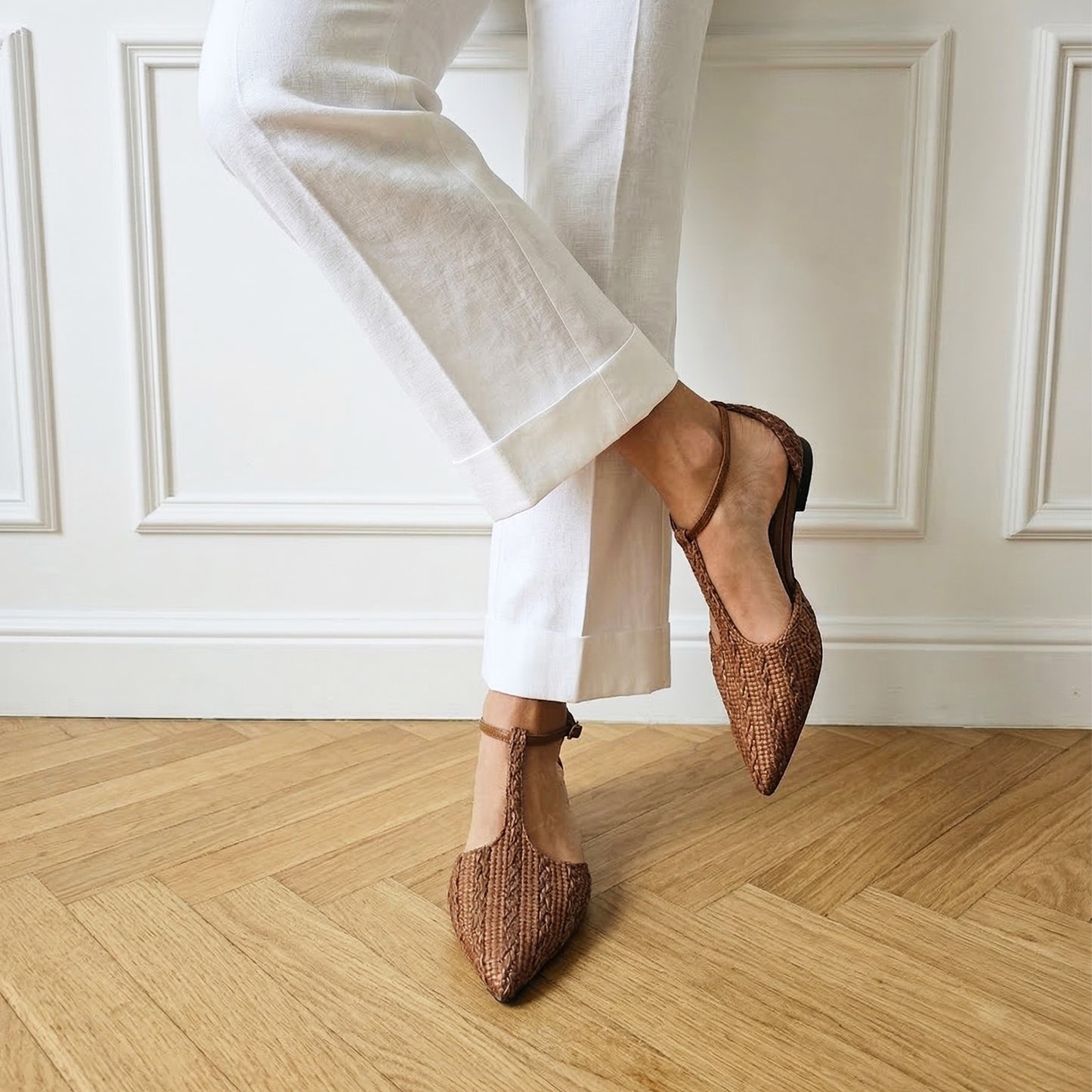 Matilde in spiga caramello