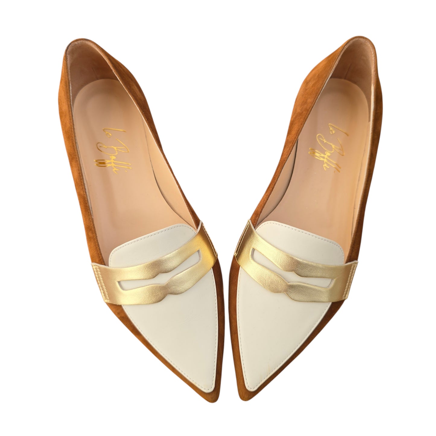 Olivia in camoscio cognac