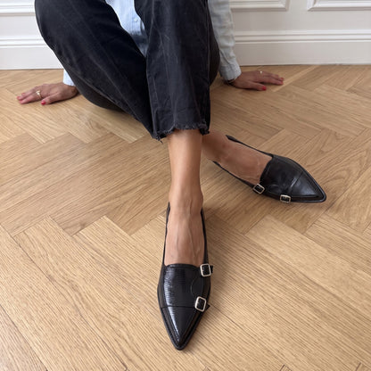 Penelope in stampa rettile nero