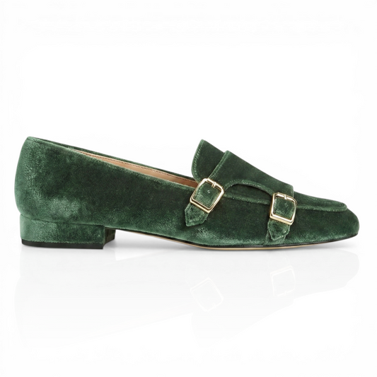 Priscilla in laurel velvet