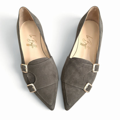 Penelope in camoscio militare