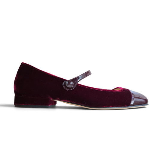 Emma velluto bordeaux