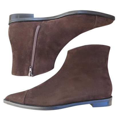 Anita in camoscio marrone