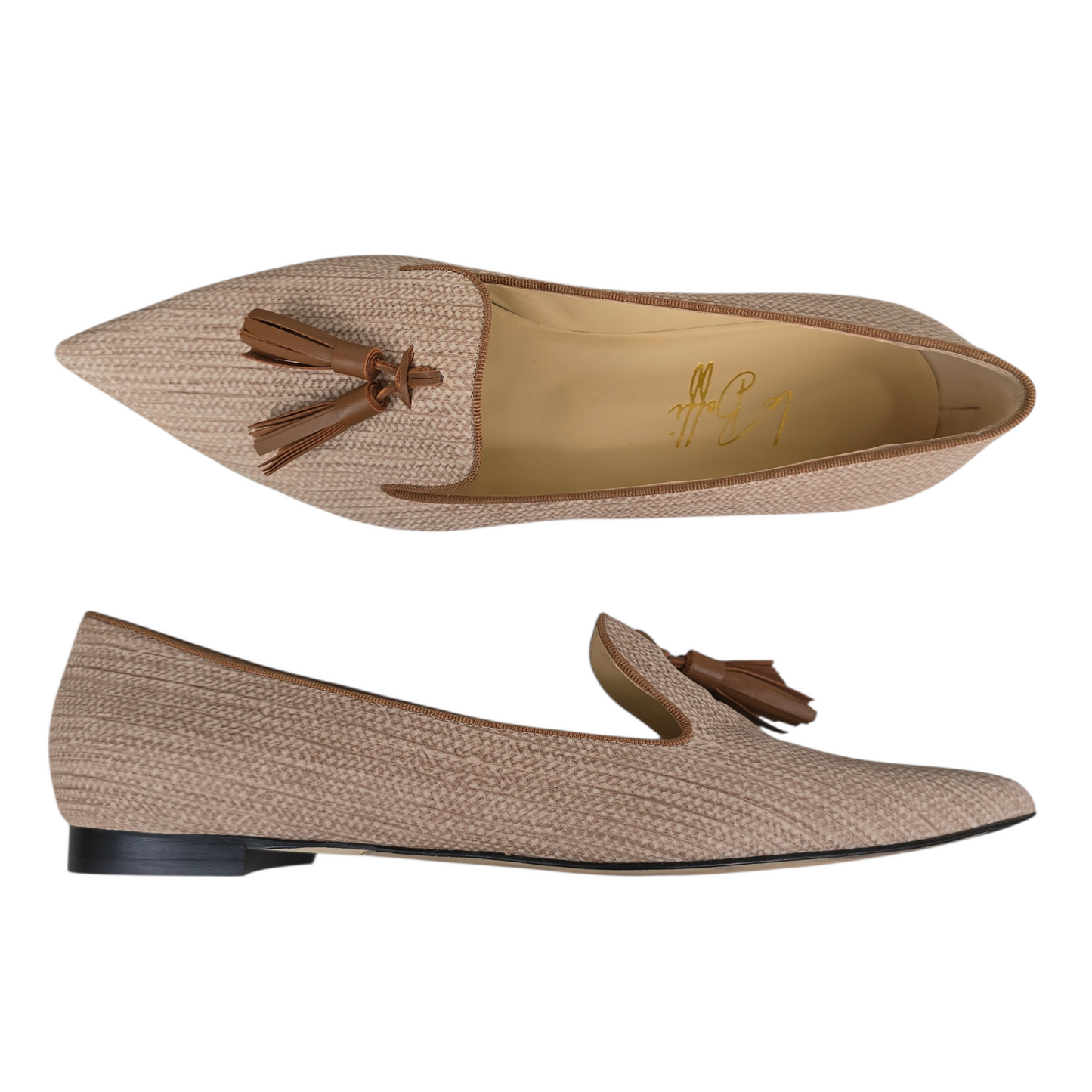 Agata in pelle spigata beige