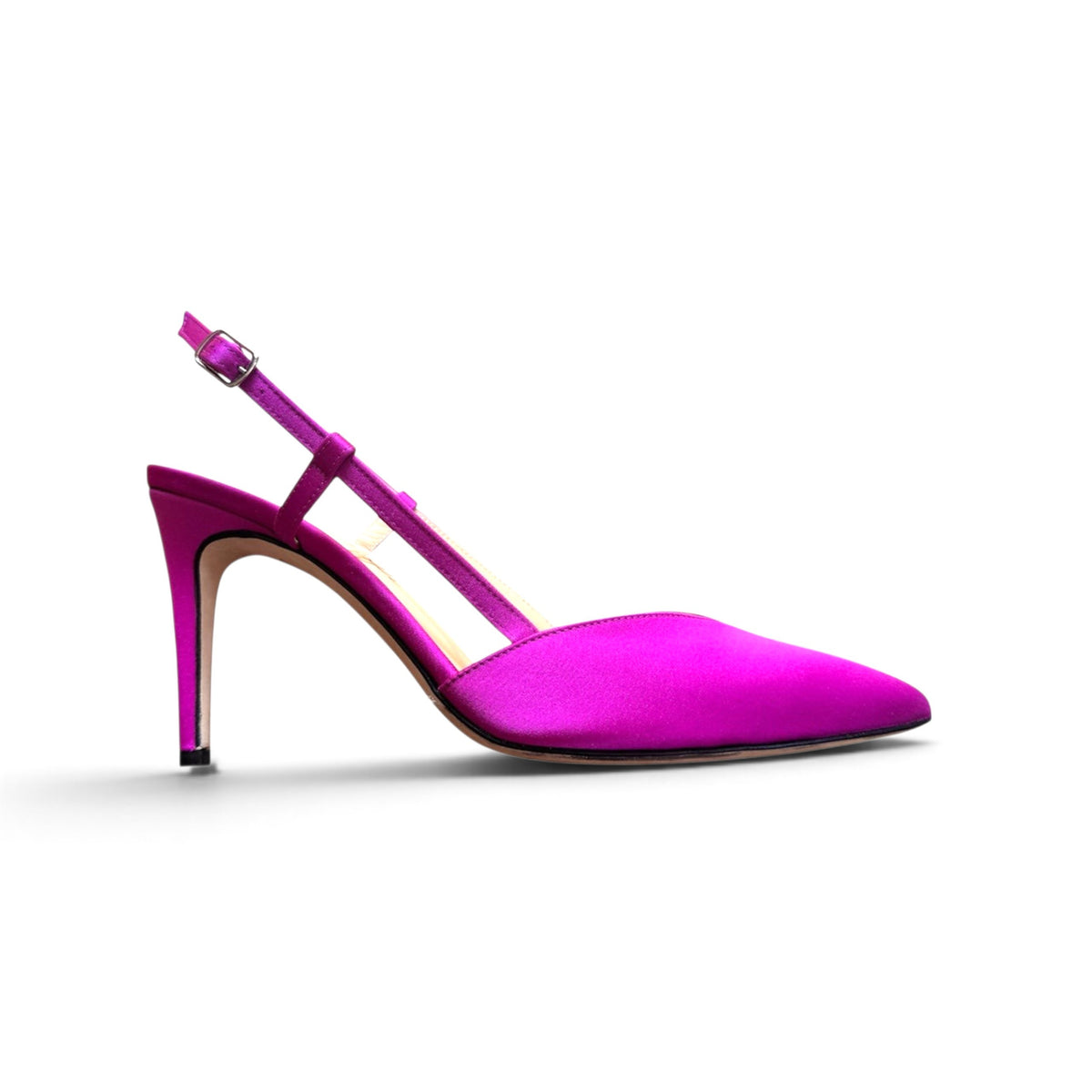 Gaia 85 in raso fucsia