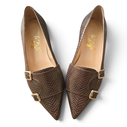 Penelope in pitone bronzo