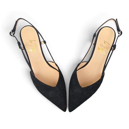 Gaia 55 in pizzo nero