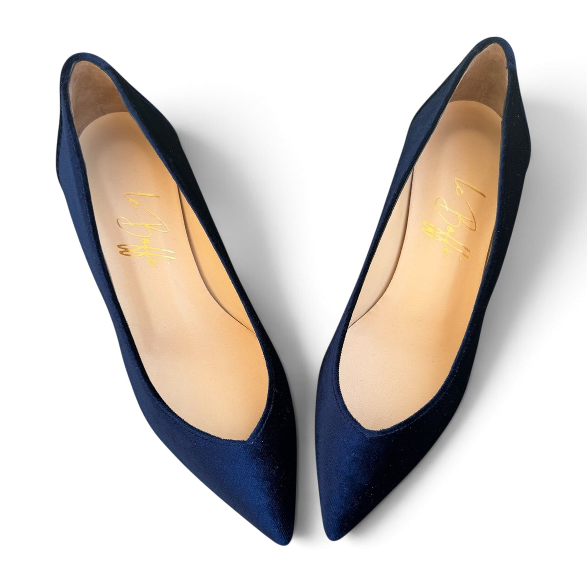 Karol 55 in blue velvet
