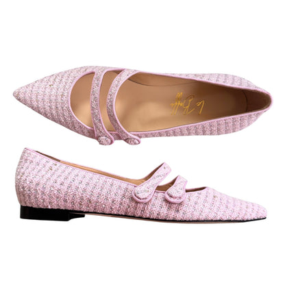 Frida in bouclè rosa antico