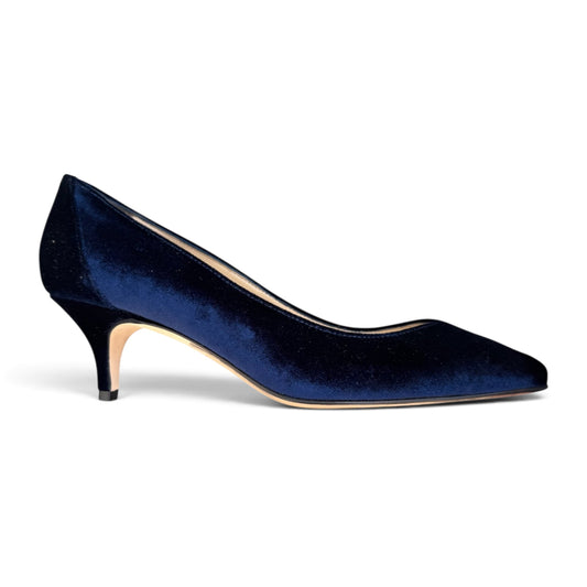 Karol 55 in blue velvet