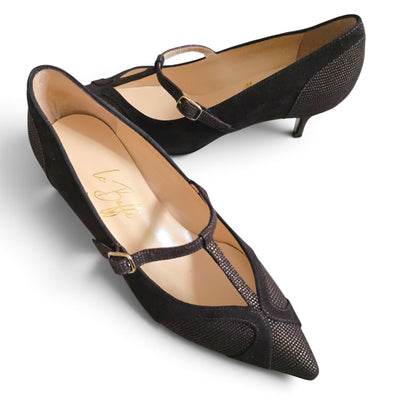 Vittoria in camoscio pois bronzo