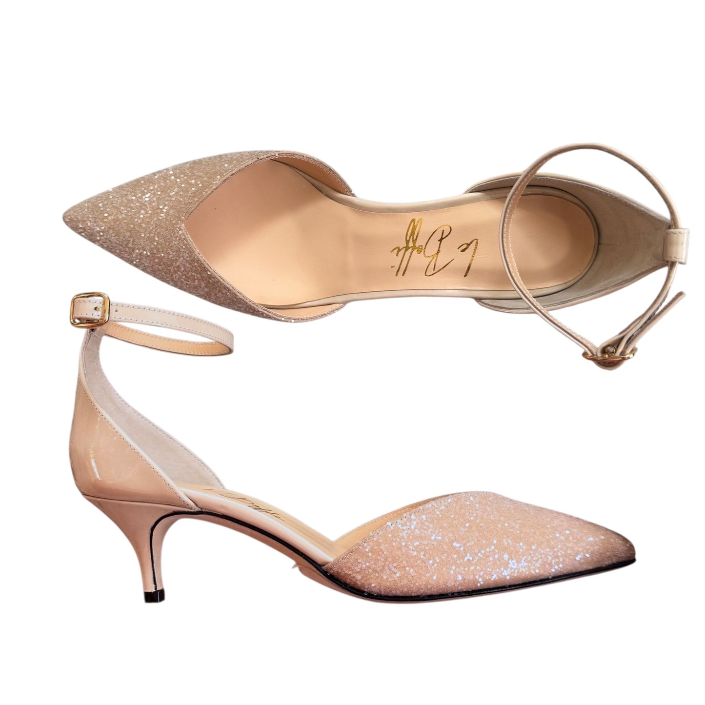 Greta 55 in glitter e vernice poudre