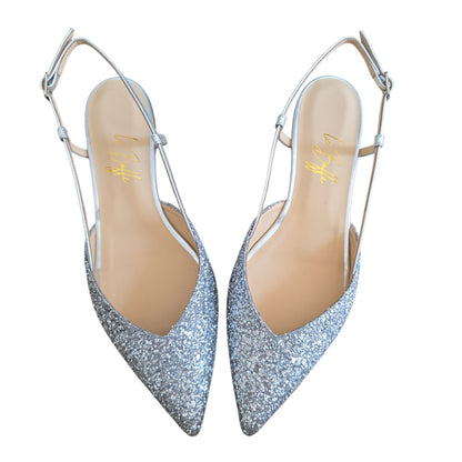 Gaia in glitter argento